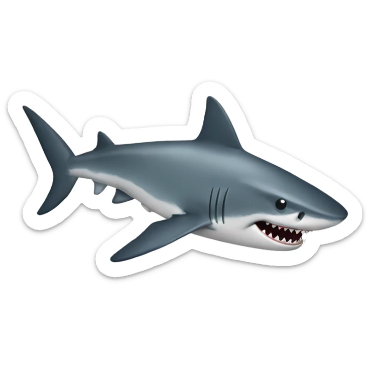 Shark sticker