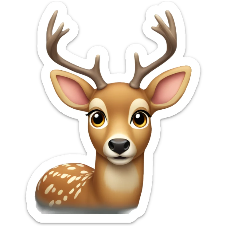 Deer sticker
