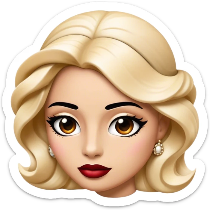 Cinematic Realistic Chanel Pop Culture Emoji, depicted with timeless elegance and iconic style rendered with luxurious textures and dynamic, sophisticated lighting. sticker