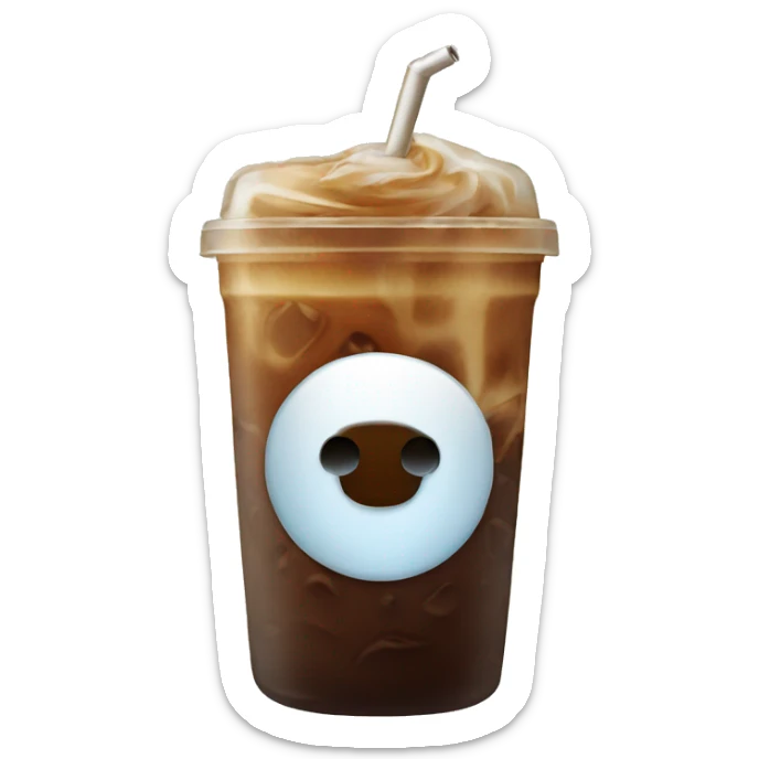 Iced coffe sticker