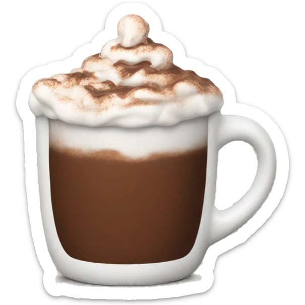 Hot chocolate sticker