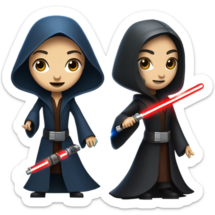 Jedi teen Morticia Addams flying a red and blue Zephyr-J Jumpspeeder anti-gravity repulsorlift powered by an imperial speeder steampunk hypercar  sticker