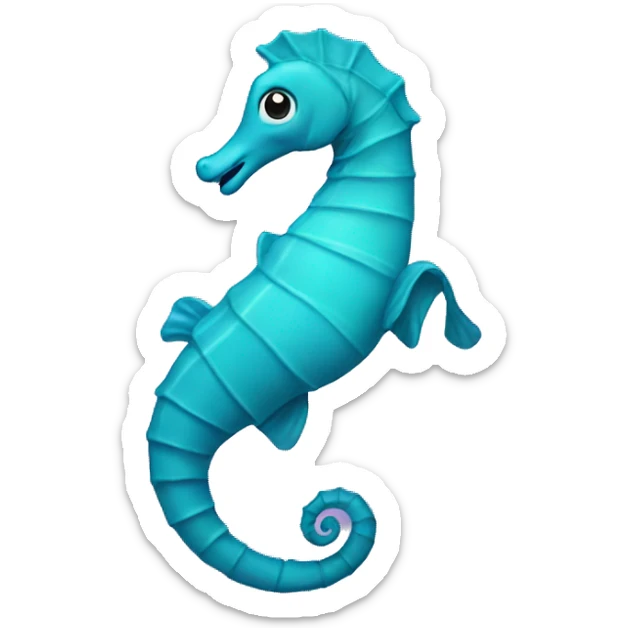 Dancing seahorse  sticker