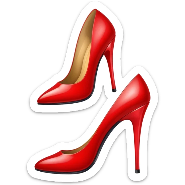 Create some emojis for a Telegram channel with the theme of shoes and Persian subtitles. sticker