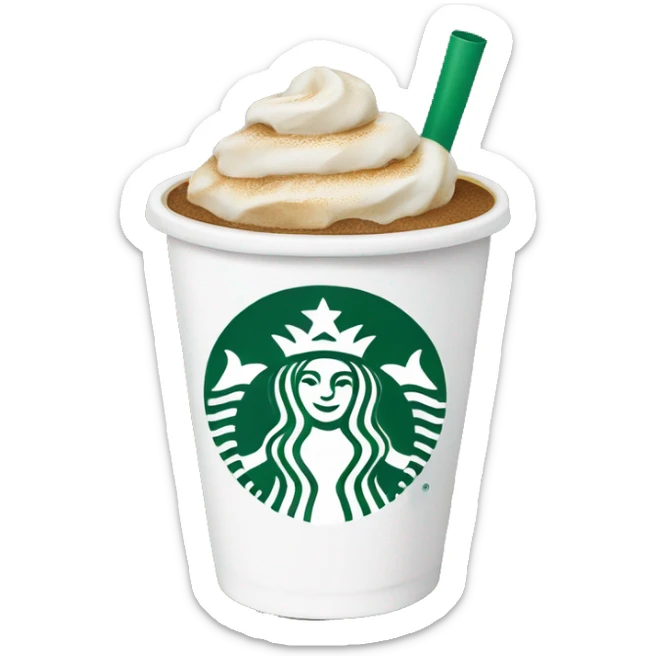 starbucks coffee cup sticker