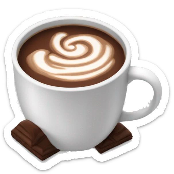 hot chocolate  sticker