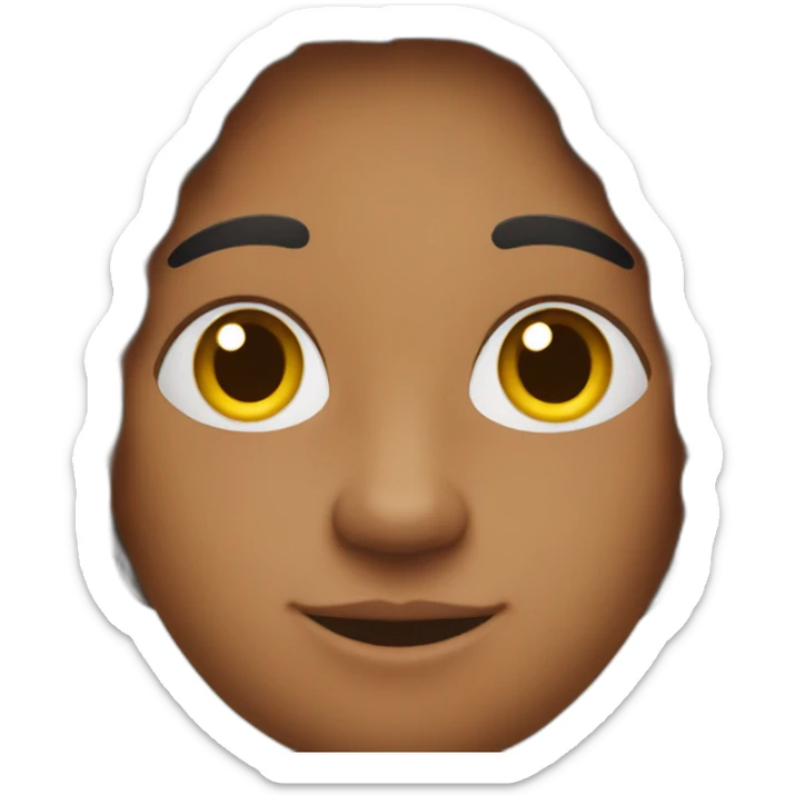 A bROWN iNDIAN sticker