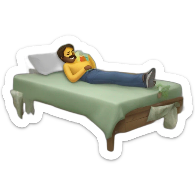 In the chaos of everyday life, we all need a little escape. After a long day, this is my chill place. sticker