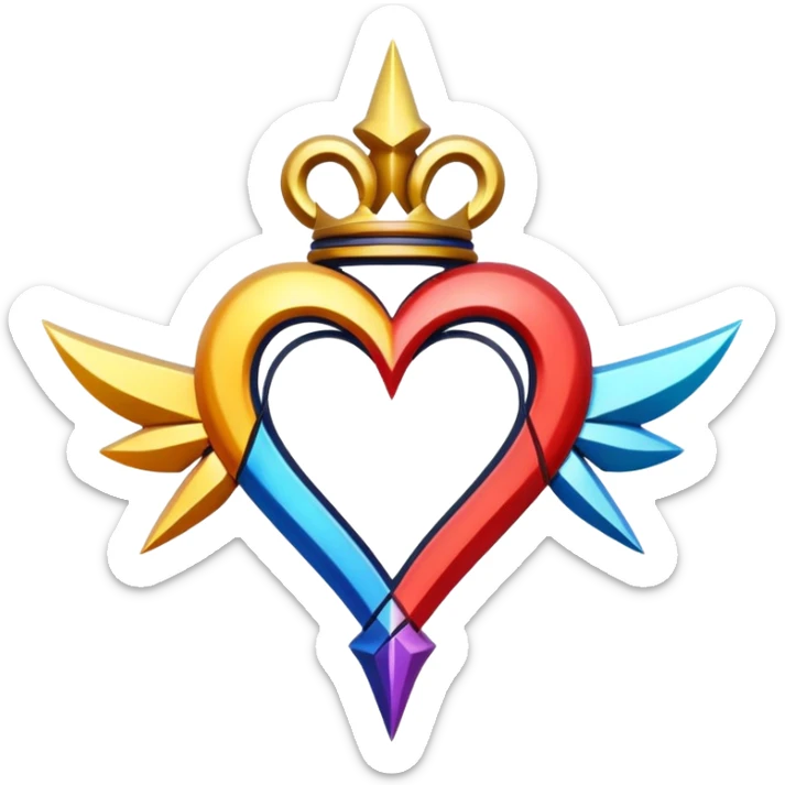 Kingdom hearts sticker