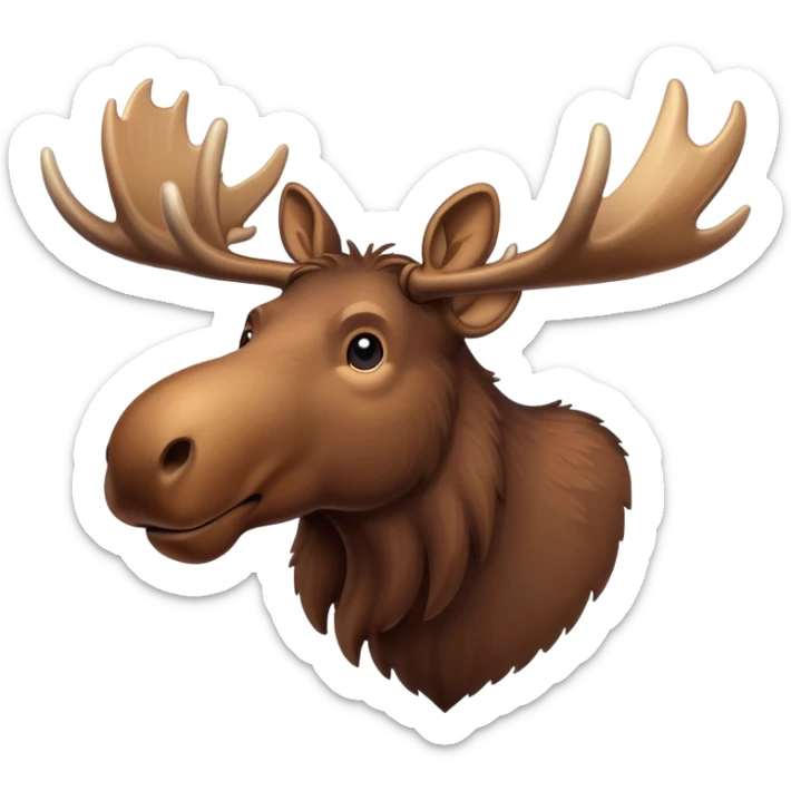 Moose sticker