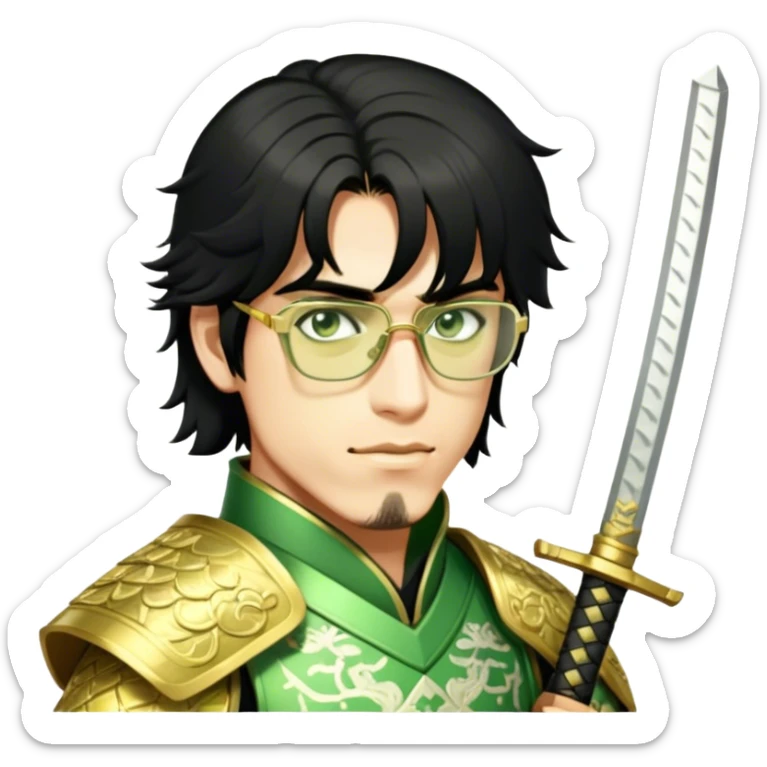 Golden Samurai sticker