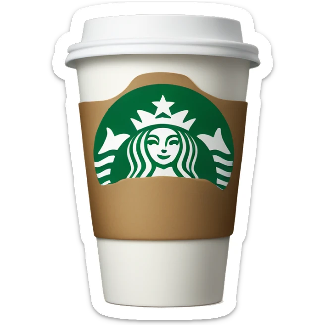 starbucks cup sticker