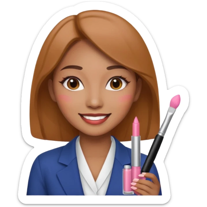 a korean product marketing expert women in cosmetics industry sticker