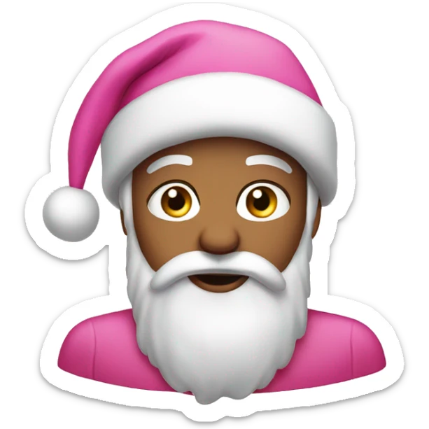 pink christmas  sticker