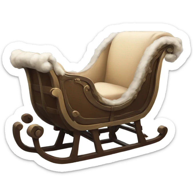 aesthetic sleigh sticker