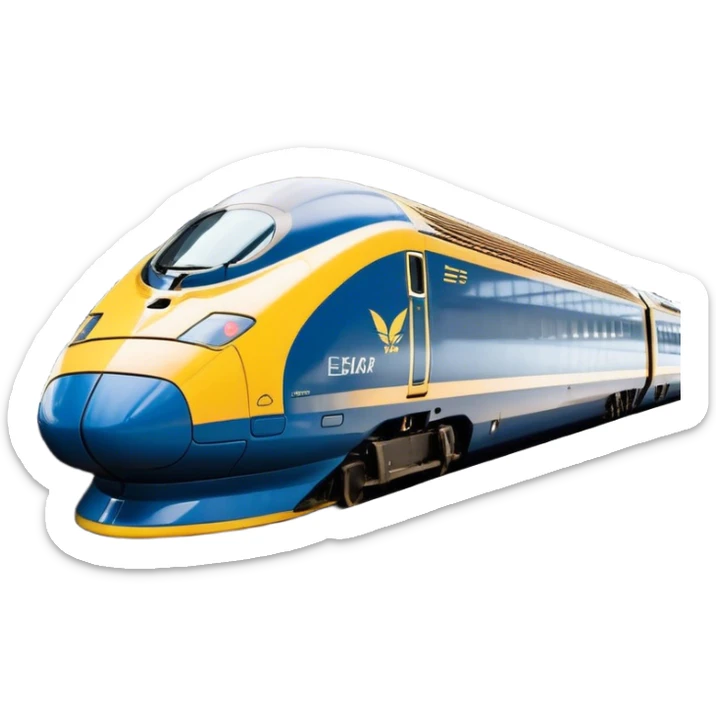 Eurostar - Eurostar International (Model Year: 2020) (Iconic colour: Blue and yellow) sticker
