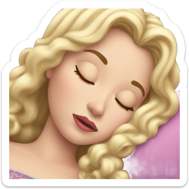 Sleeping beauty  sticker