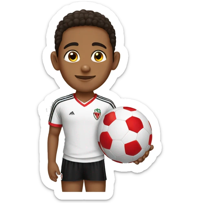 Boy who wears Egyptian's football club Zamalek Jesry sticker