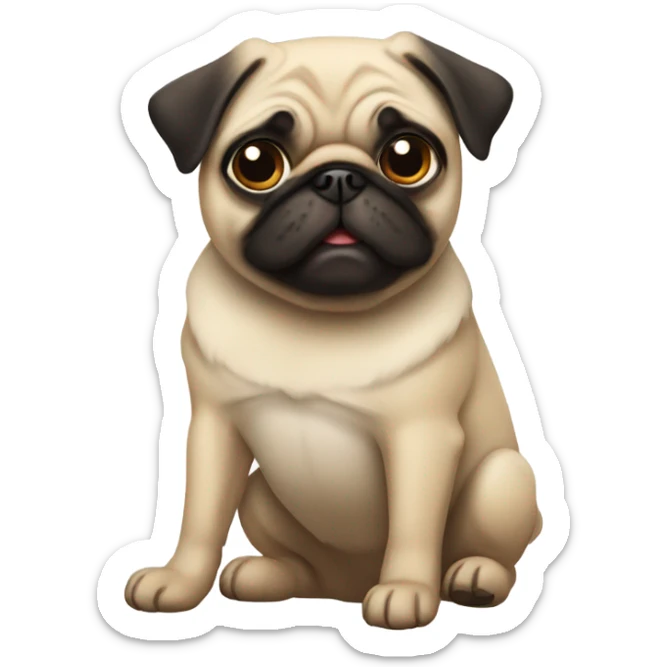 pug sticker
