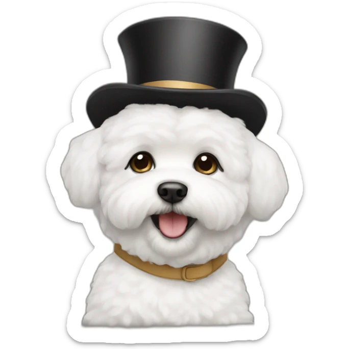 bichon sticker