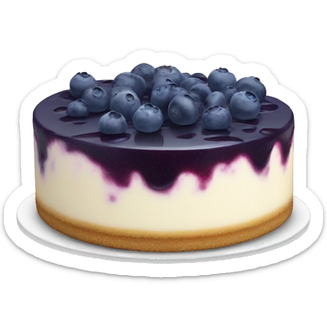 Blueberry Cheesecake sticker