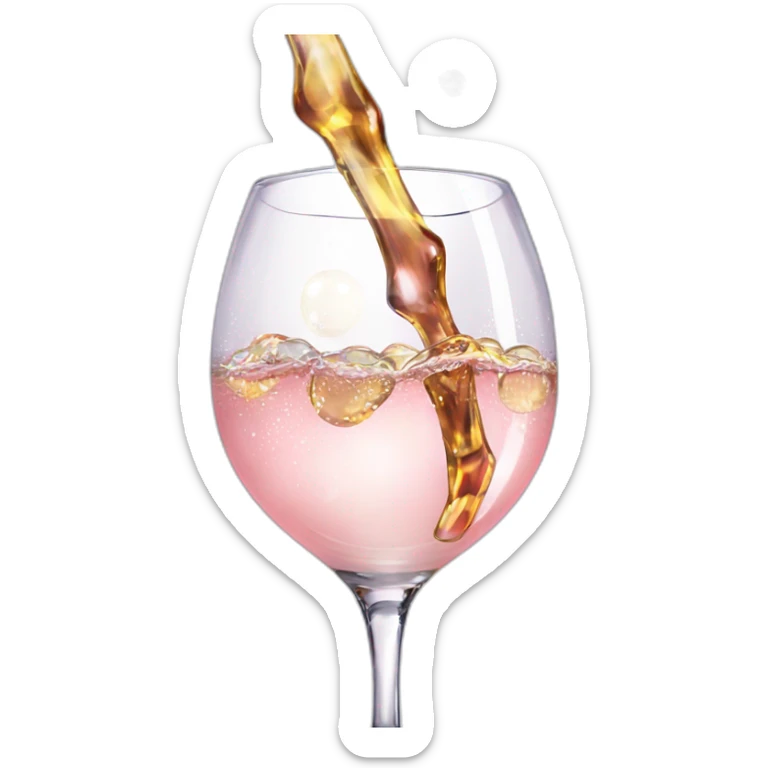 white cup on simple background sticker