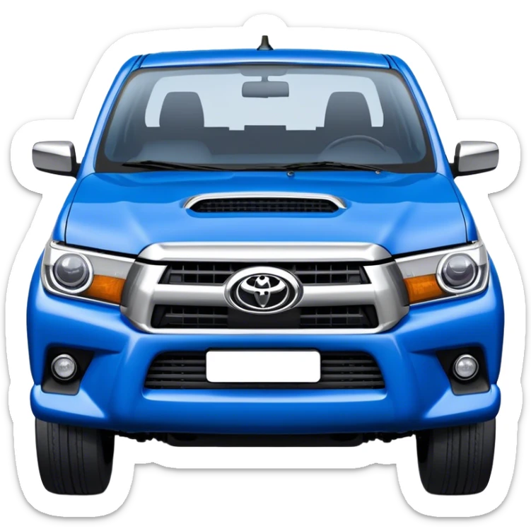 Toyota Hilux - Toyota (Model Year: 2021) (Iconic colour: Blue) sticker
