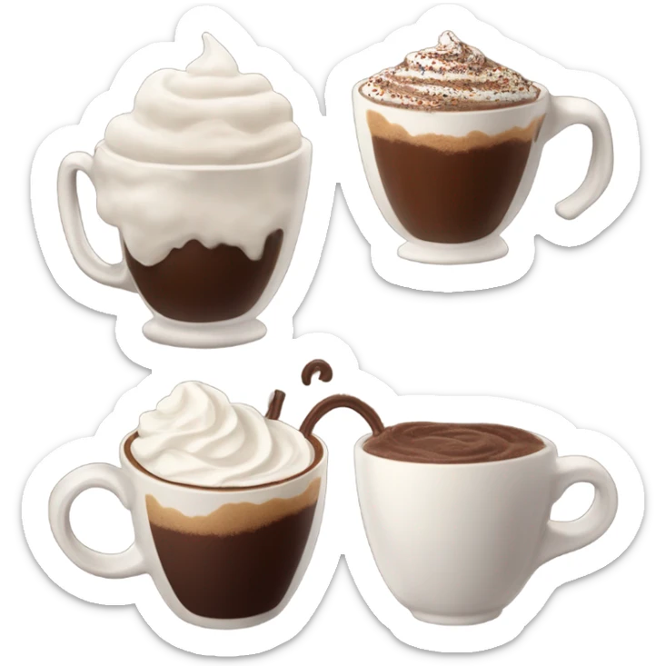 hot chocolate  sticker