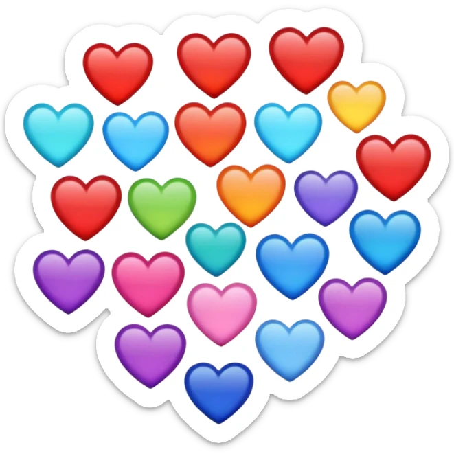 ❤️🧡💛💚🩵💙💜🩷🤍🖤 sticker