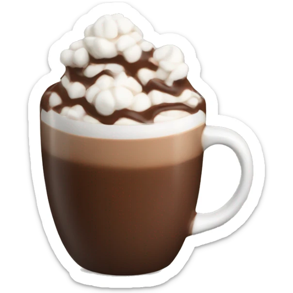 hot chocolate  sticker