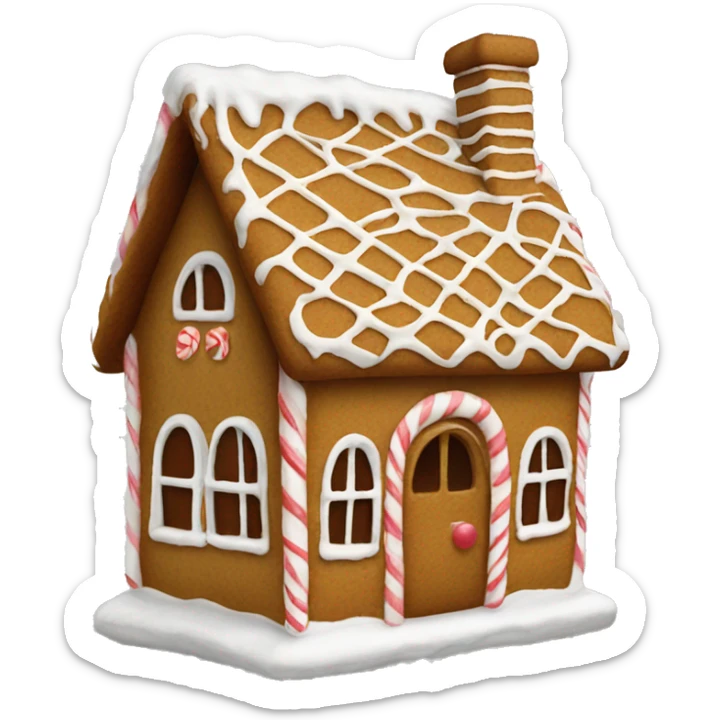 Gingerbread house sticker