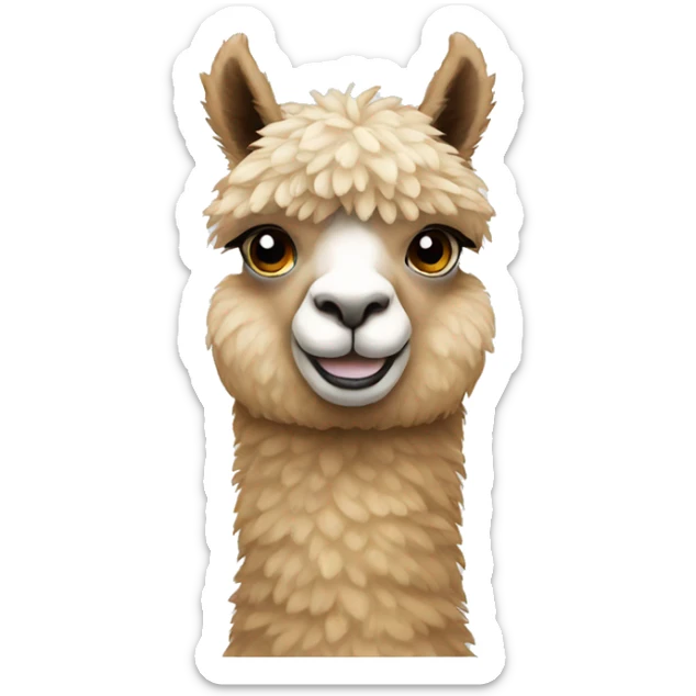 alpaca sticker