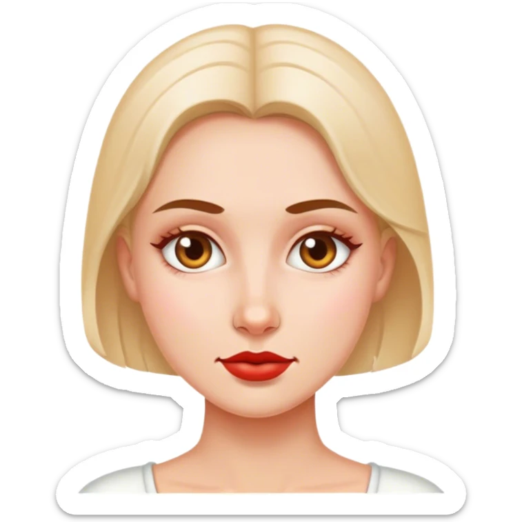 polish woman sticker