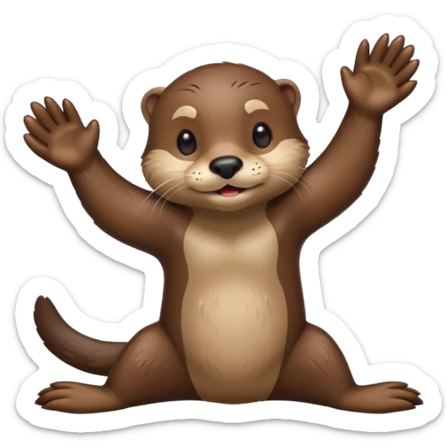 generate a take my money otter emoji, similarly to the futurama meme sticker