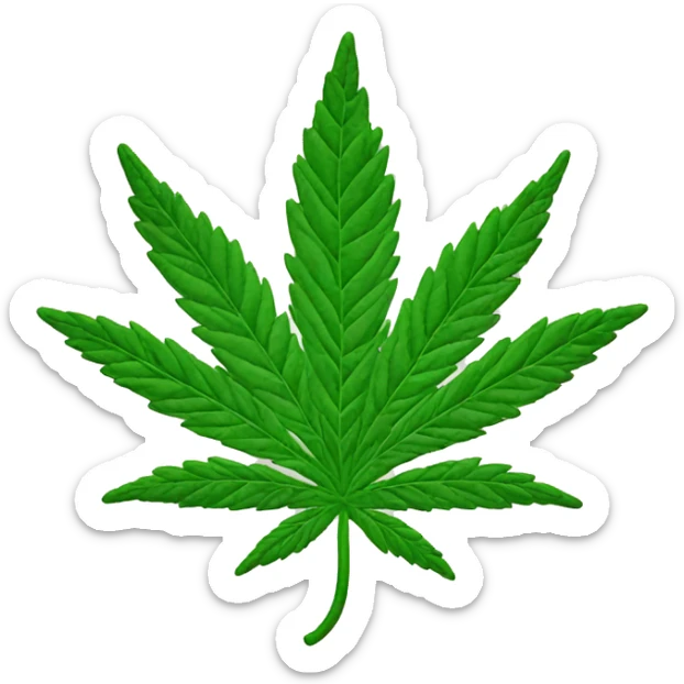 Marijuana Leaf sticker