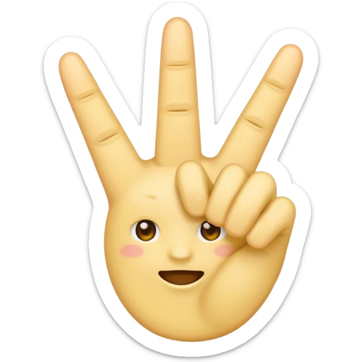 emoji 2 middle finger sticker