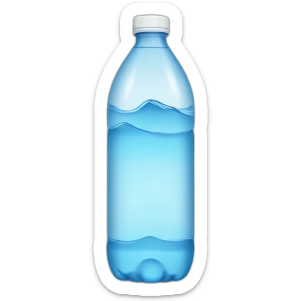 bottle of water sticker