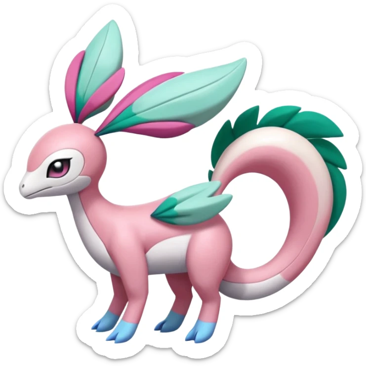  Exotic Meloetta-Palkia-Mezprit-Kirby-Amaura-Fakémon-creature-hybrid sticker