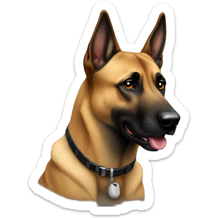 malinois turn  sticker