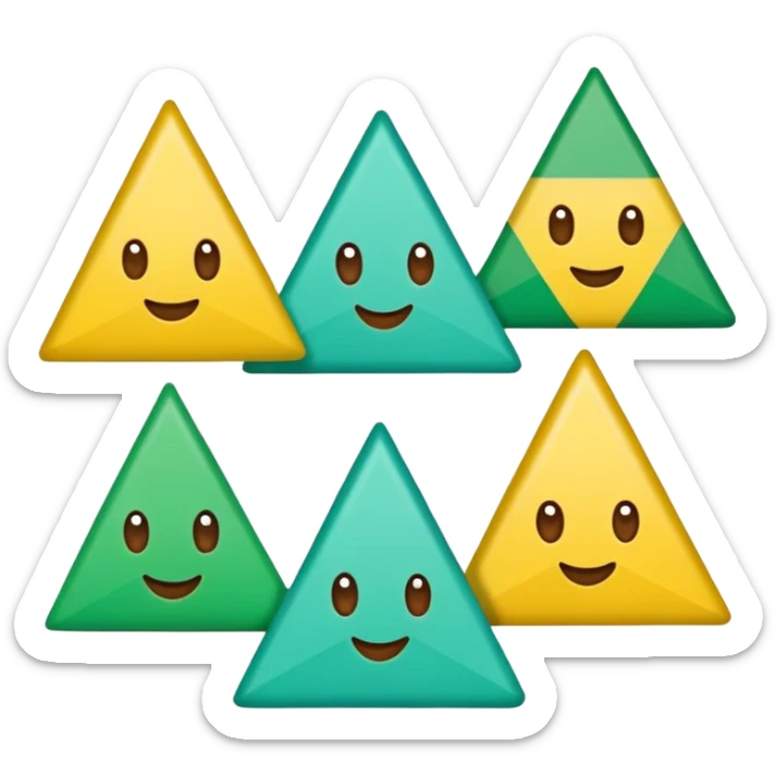 bandeirinhas de festa junina, emoji style, green-aqua #00C7B4 color, transparent background sticker