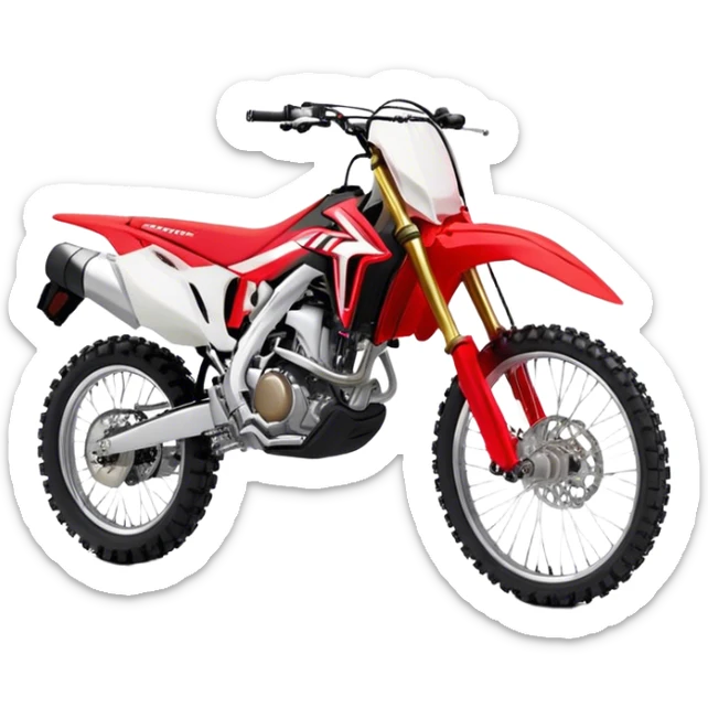 Honda CRF (Dirtbike) - Honda CRF250R (Model Year: 2022) (Iconic colour: Red) sticker