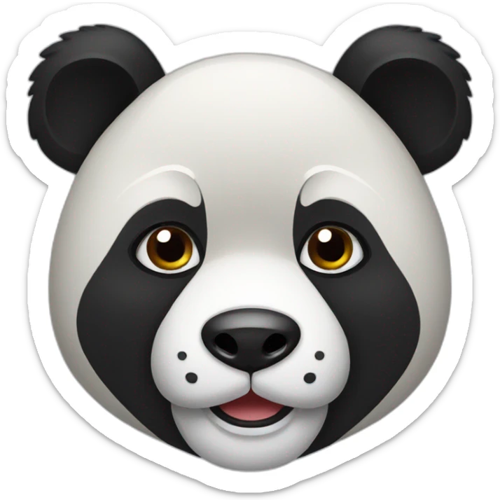 Scottish panda sticker