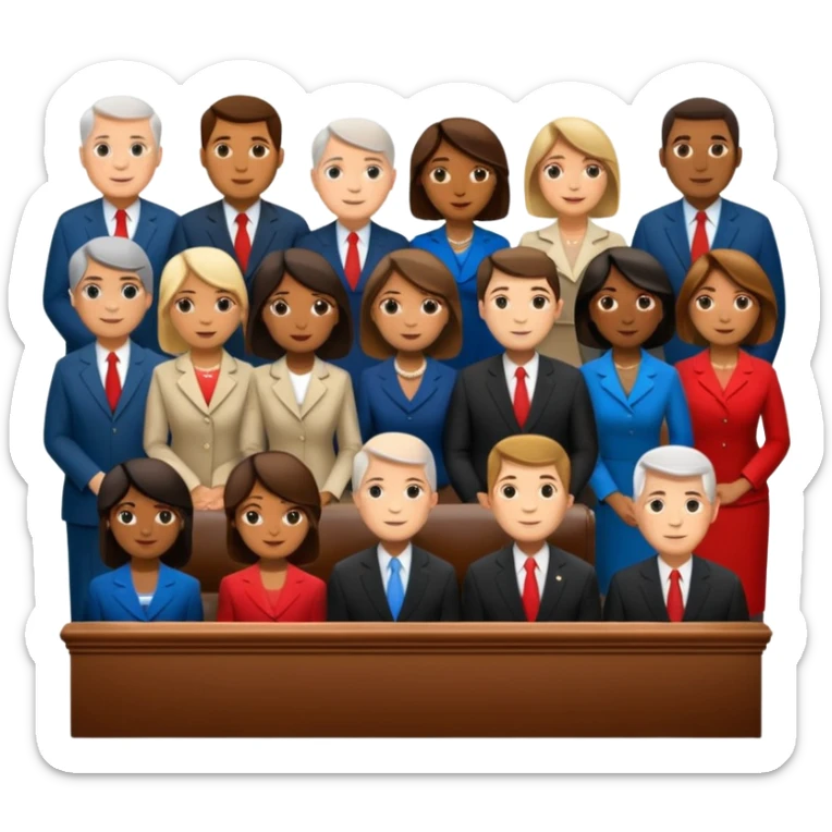 two thirds members of the senate and the house of representatives in congress sticker