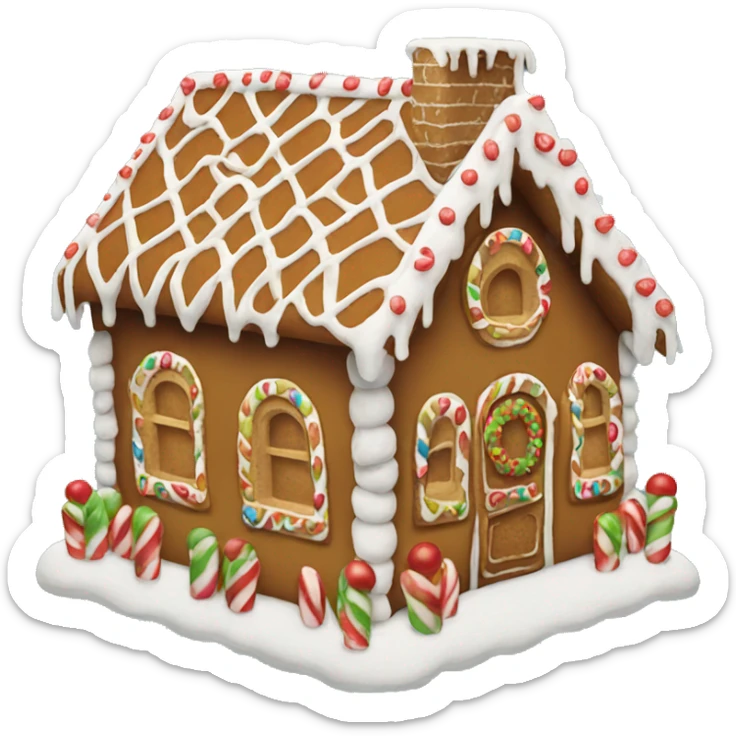 gingerbread house  sticker