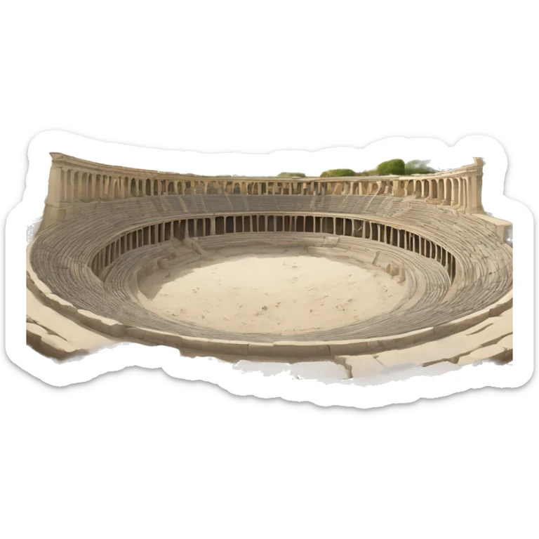 The Arena of Nîmes is a Roman amphitheater built towards the end sticker