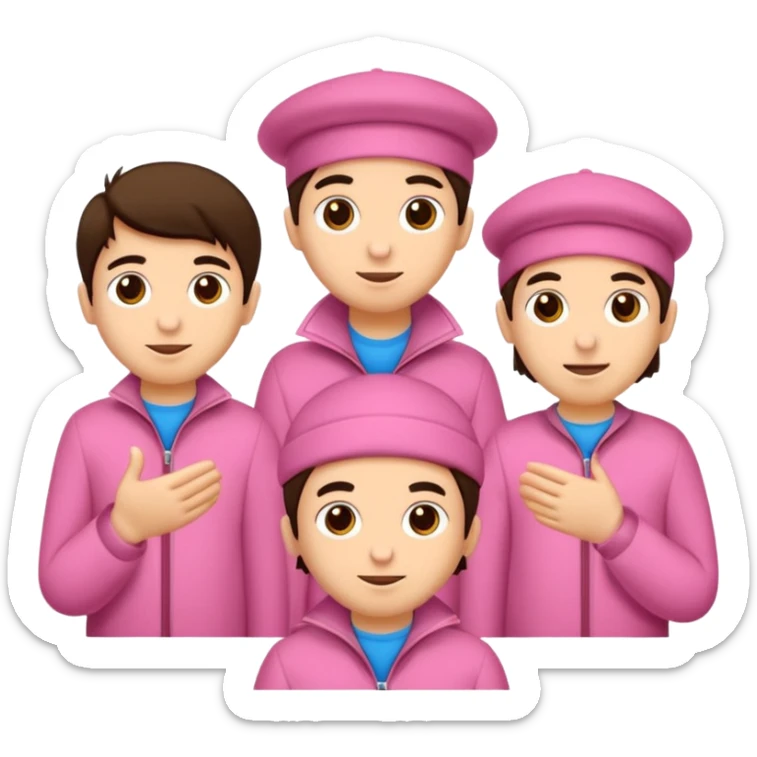 2 Karakter birisi düz saçlı birisi dalgalı bir stoplu saklı birisi açık saçlı boydan birisi mavi kıyafetleri birisi pembe kıyafetli boydan kız karakter sticker