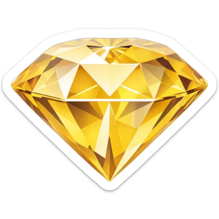 create a golden diamond emoji  the most attractive any one or all of them ill choose it should be fully golden sticker