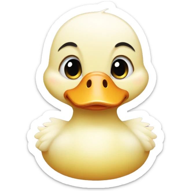 Baby duck sticker