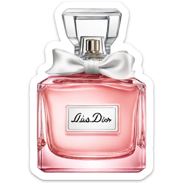 Miss dior perfume sticker
