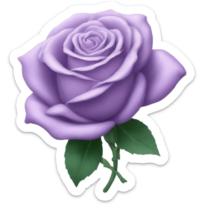 Lilac rose sticker